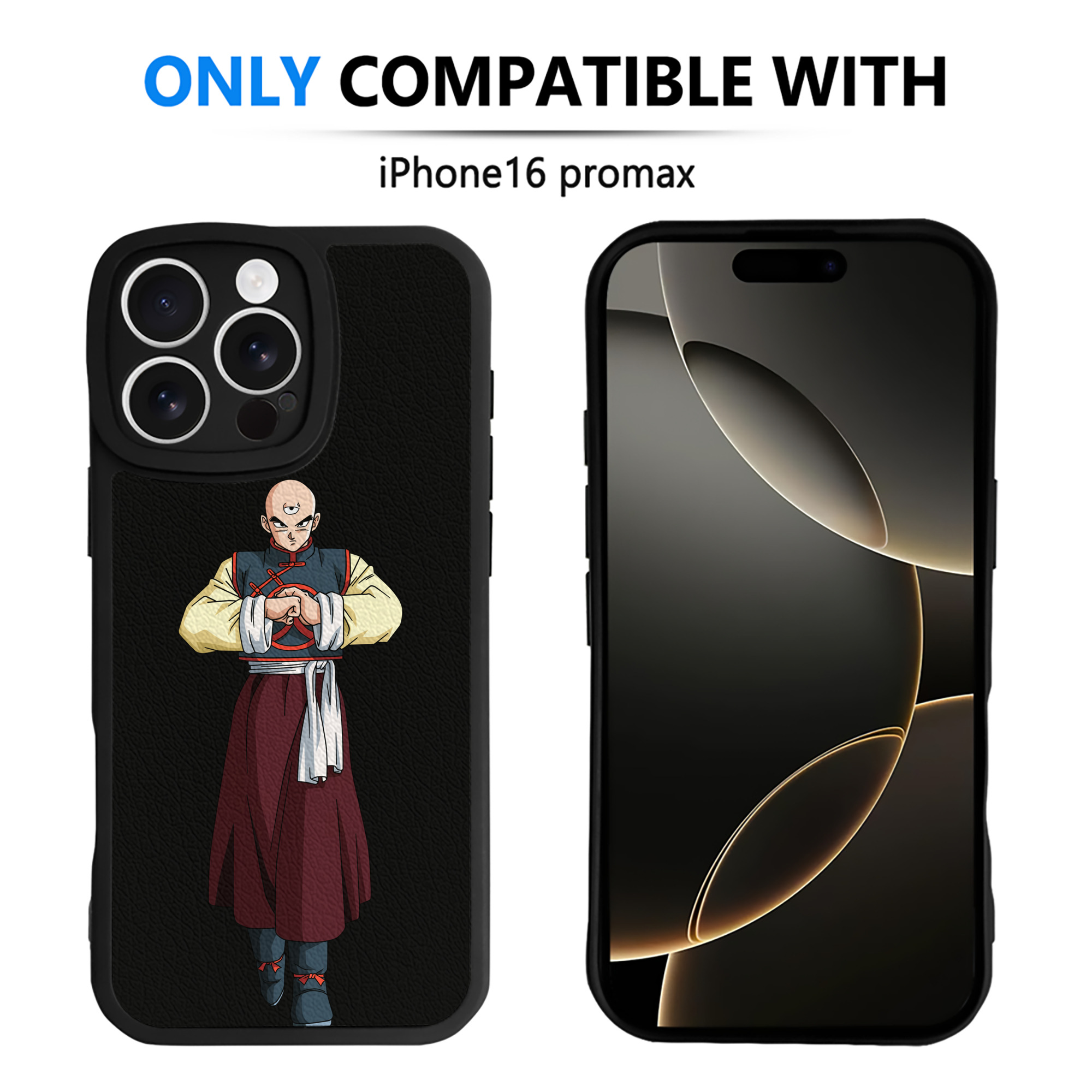 （画像用） ドラゴンボール DRAGON BALL 【iPhone 16シリーズ対応】シリコンスマホケース（レザー調） 材質：シリコン